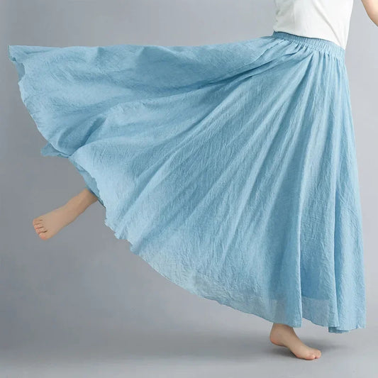 Serenity Linen Maxi Skirt