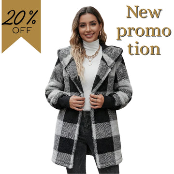 Camden Check Fleece Coat