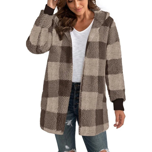 Camden Check Fleece Coat