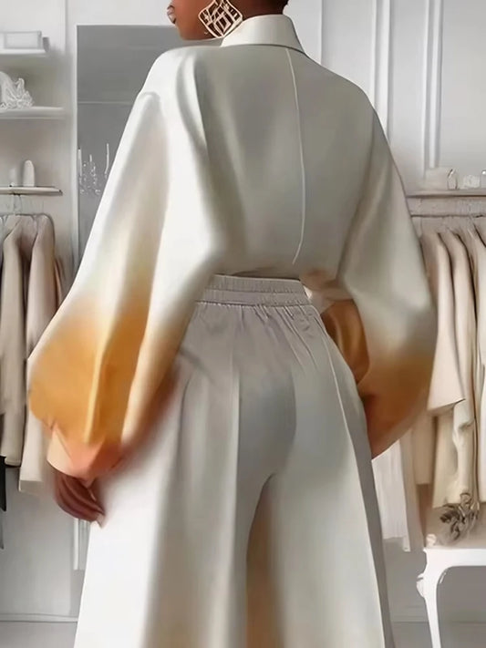 Aurora Ombre Silk Blouse