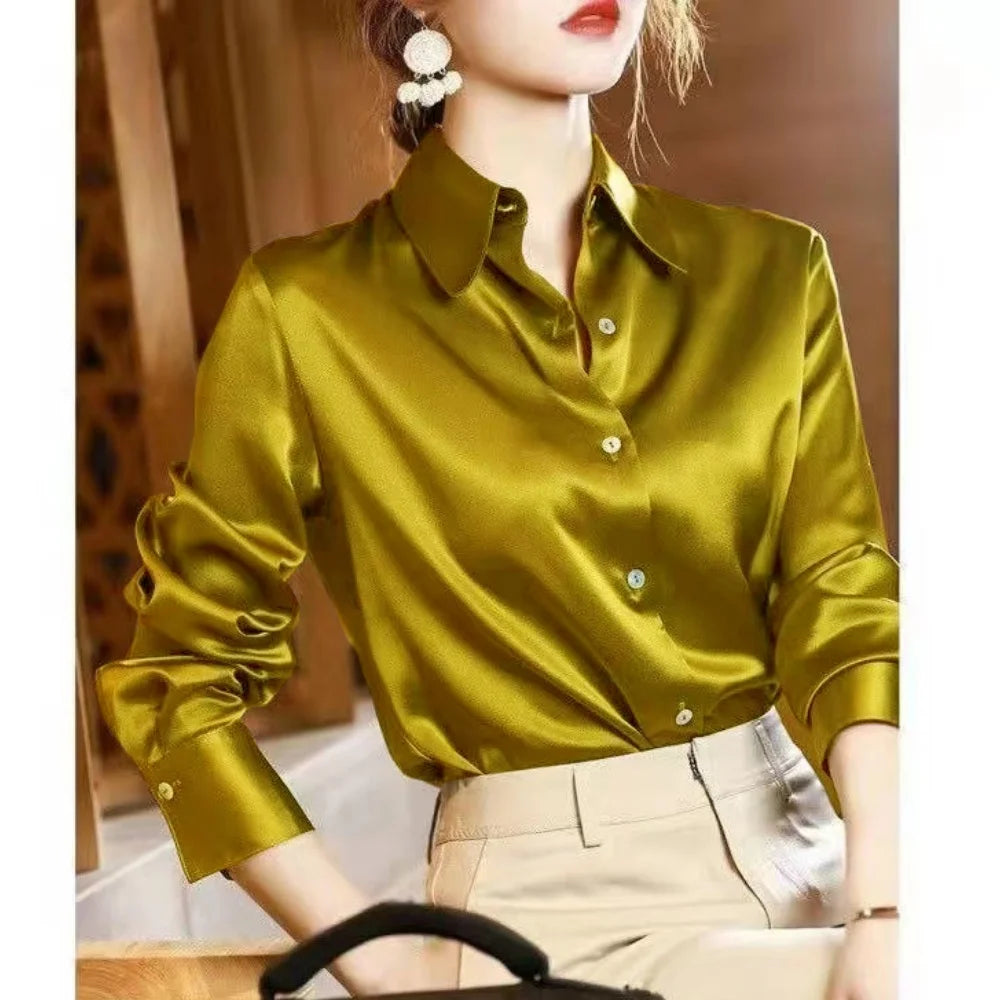 Mayfair Satin Blouse