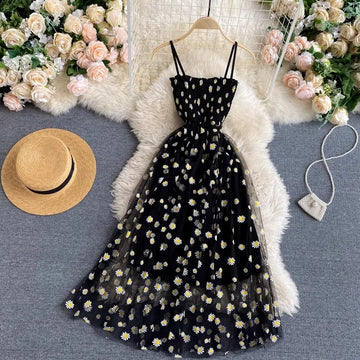Midnight Daisy Dress